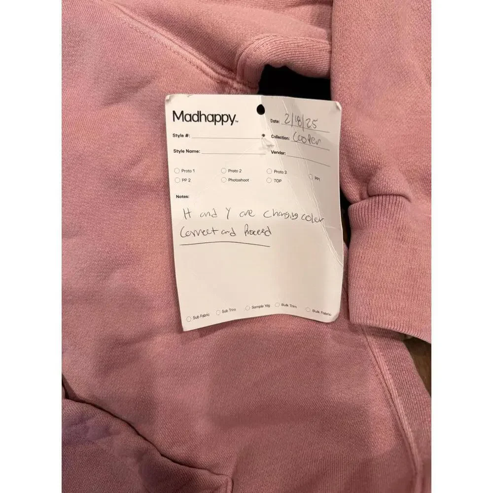MadHappy Pink Hoodie with Multicolor Logo - Picture 3 of 3
